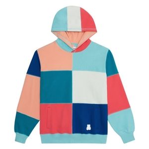 Teddy Fresh Mens patchwork hoodie